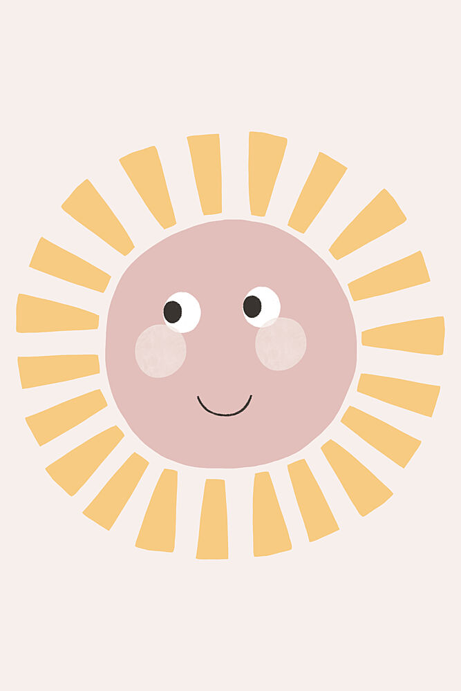 Smiling Boho Sun art print by Menina Lisboa for $57.95 CAD