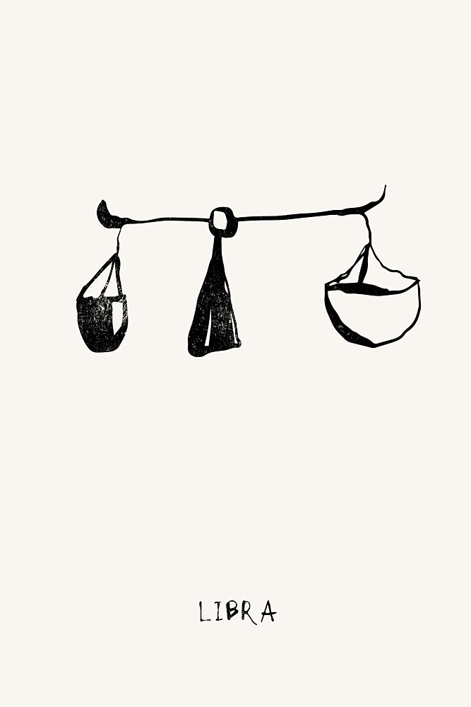 Libra Balance Scale art print by Treechild for $57.95 CAD