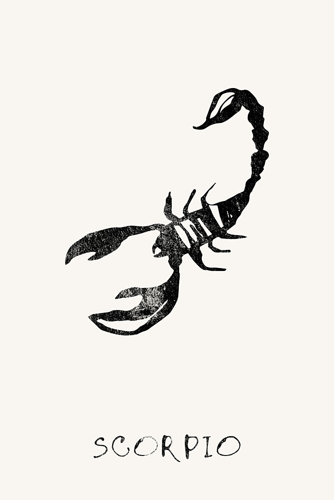 Scorpio Zodiac Sign art print by Treechild for $57.95 CAD