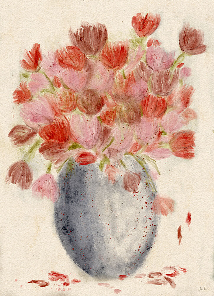 Colorful Bloom Vase art print by Ankie Kooi for $57.95 CAD