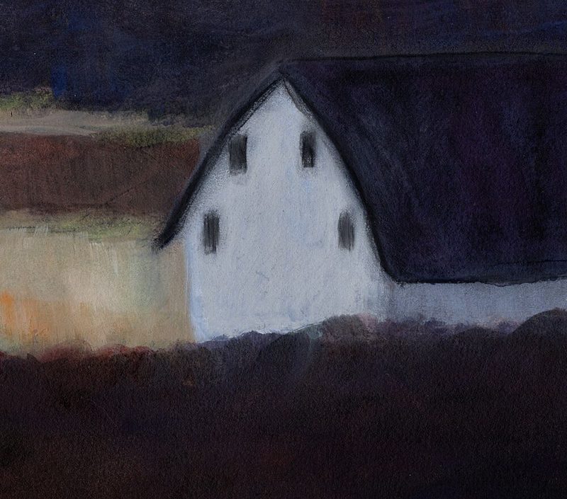 Quiet White Barn art print by Janel Bragg for $57.95 CAD