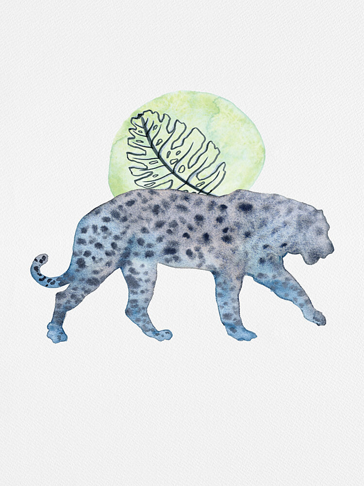 Spotted Leopard Monstera art print by Suchi Deb for $57.95 CAD