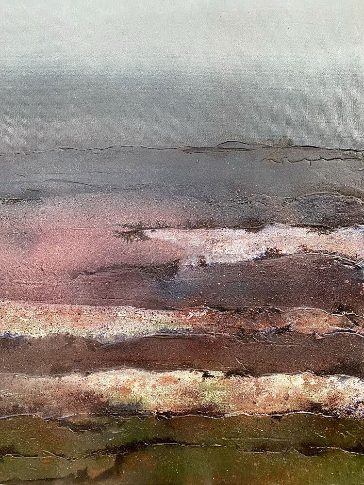 Misty Earth Layers art print by Berit Pihl for $57.95 CAD