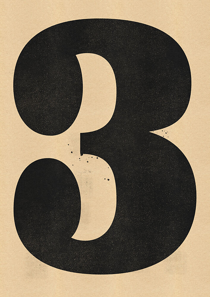 Bold Black Three art print by Nicholas for $57.95 CAD