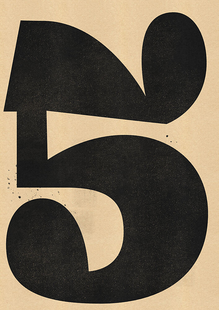 Retro Graphic Five art print by Nicholas for $57.95 CAD