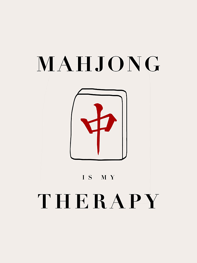 Mahjong Tile Therapy art print by Pictufy Studio IV for $57.95 CAD
