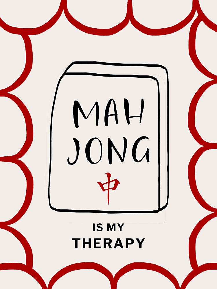 Mahjong Tile Therapy art print by Pictufy Studio IV for $57.95 CAD