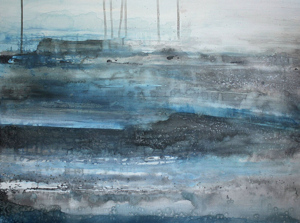 Deep Blue Mist art print by Deb Chaney for $57.95 CAD