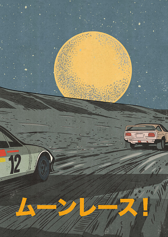 Lunar Night Race art print by Nicholas for $57.95 CAD