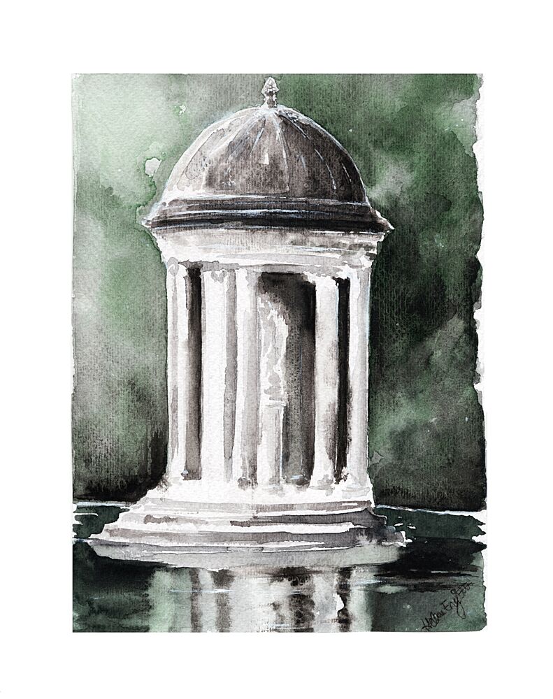 Serene Classical Reflection art print by Helena Engstrom for $57.95 CAD