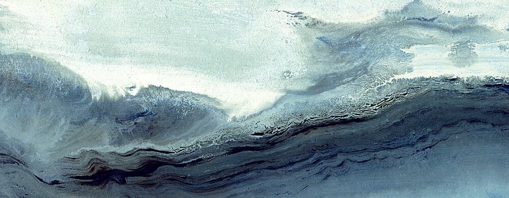 Abstract Ocean Waves art print by Jared Hankins for $57.95 CAD