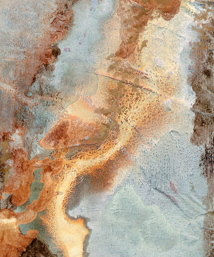 Earthy Rust Flow art print by Jared Hankins for $57.95 CAD