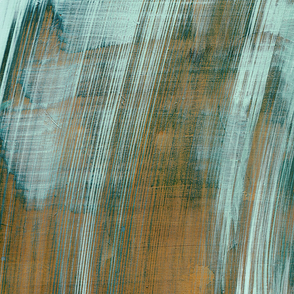 Abstract Teal Strokes art print by Jared Hankins for $57.95 CAD