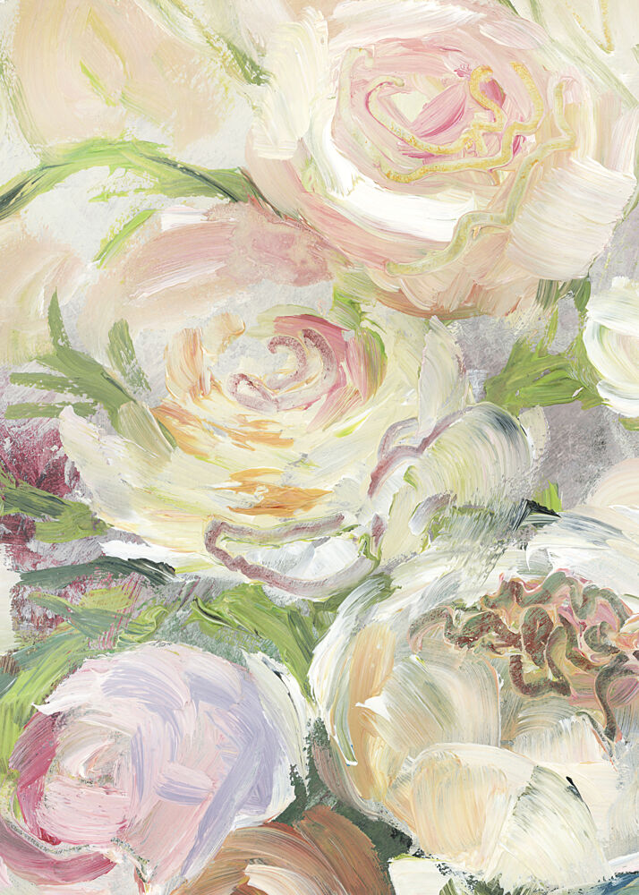 Pastel Floral Blooms art print by Rosana Laiz Blursbyai for $57.95 CAD