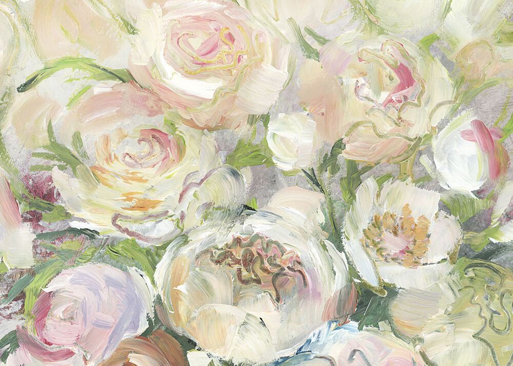 Soft Pastel Blooms art print by Rosana Laiz Blursbyai for $57.95 CAD