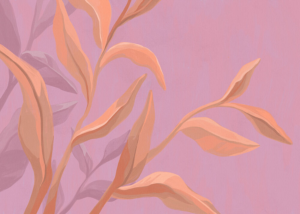 Pink Botanical Flow art print by Goed Blauw for $57.95 CAD