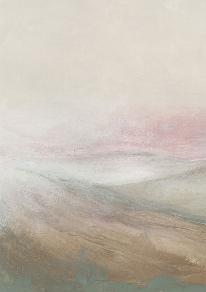 Misty Pink Horizon art print by Rosana Laiz Blursbyai for $57.95 CAD
