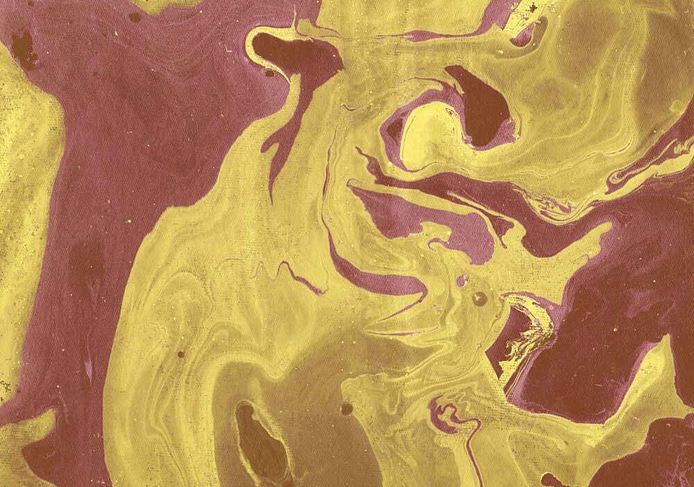 Golden Burgundy Fluidity art print by Santhosh Ch for $57.95 CAD