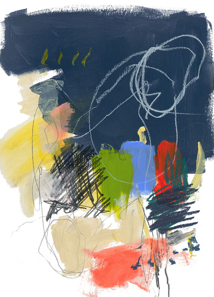 Dynamic Abstract Layers art print by Bronwyn Baker for $57.95 CAD