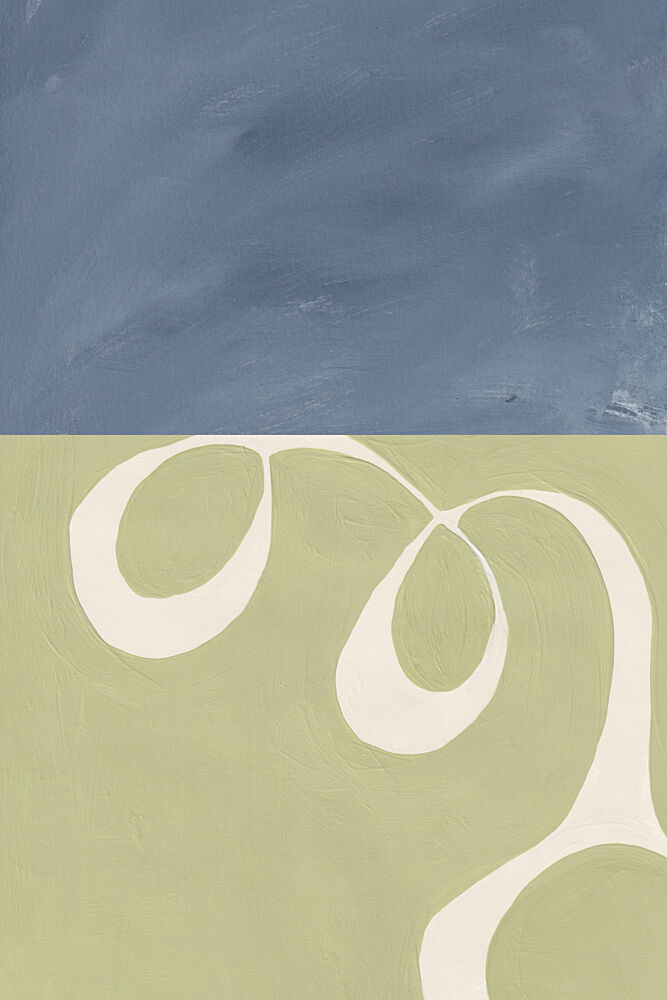 Abstract Flowing Loops art print by Bronwyn Baker for $57.95 CAD
