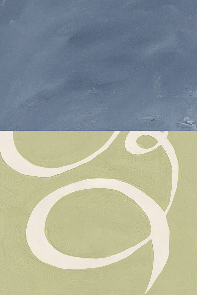Serene Flowing Shapes art print by Bronwyn Baker for $57.95 CAD