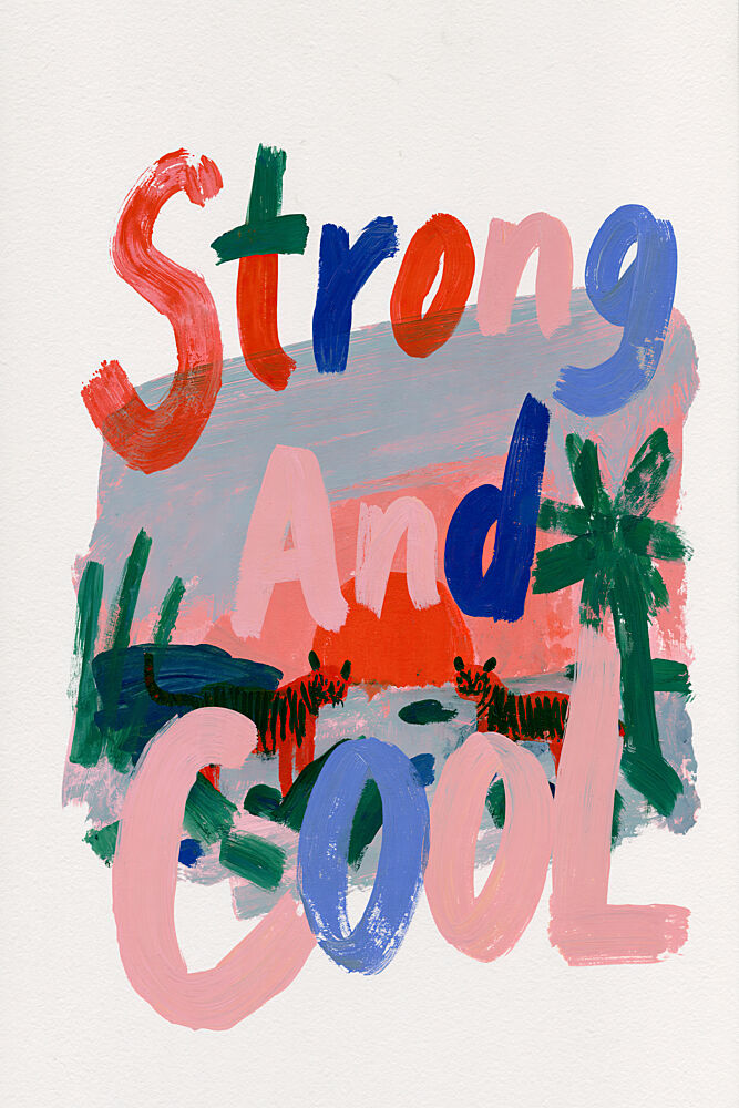 Strong and Cool Safari art print by Treechild for $57.95 CAD