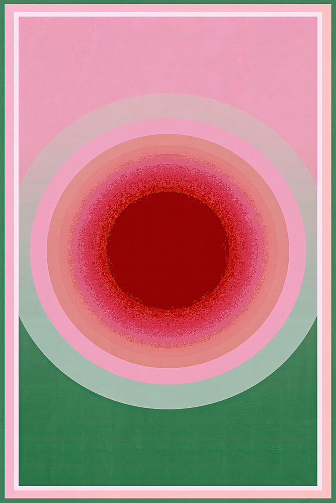 Deep Red Rising Sun art print by Treechild for $57.95 CAD