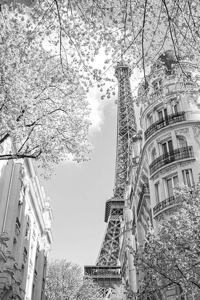 Eiffel Tower Paris Scene art print by Lea Lefebvre for $57.95 CAD