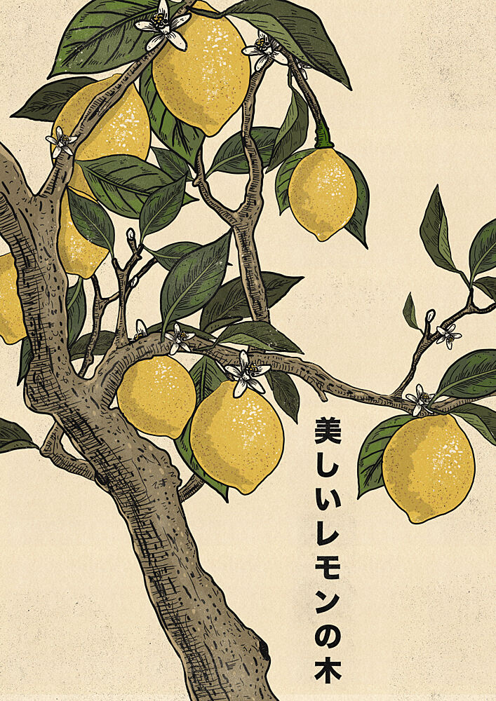 Beautiful Lemon Tree art print by Nicholas for $57.95 CAD