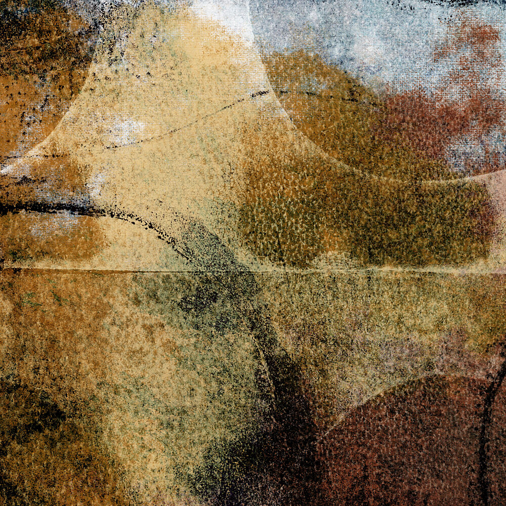 Golden Brown Abstract art print by Dina Dankers for $57.95 CAD