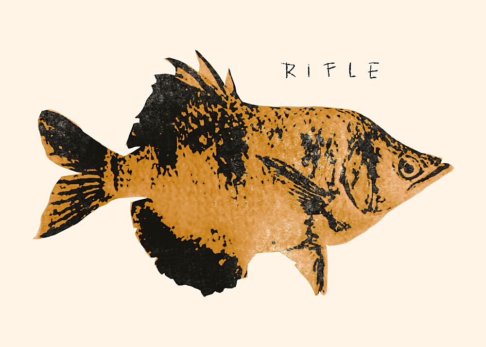 Rustic Patterned Fish art print by Josephin Hermsdorf for $57.95 CAD