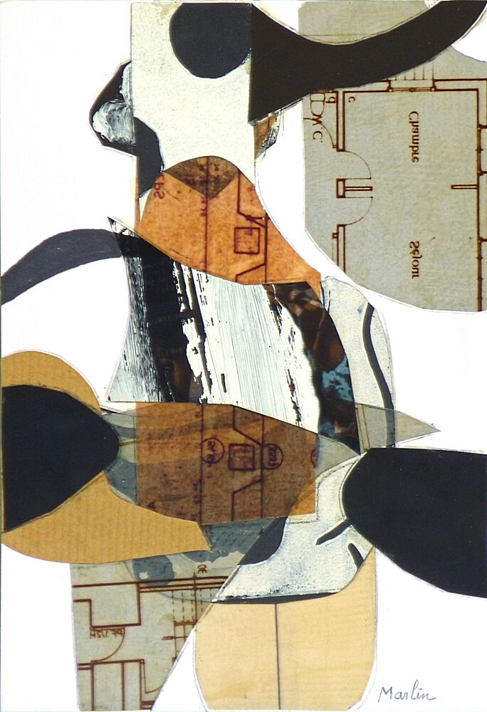 Abstract Architectural Collage art print by Pascal Marlin for $57.95 CAD