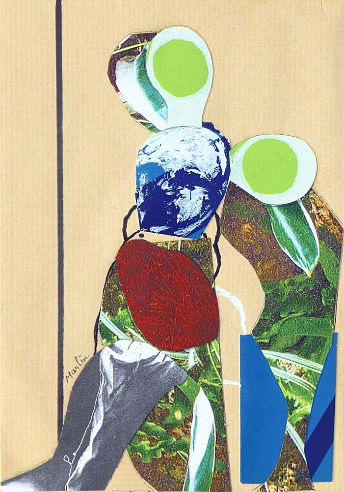 Vibrant Abstract Collage art print by Pascal Marlin for $57.95 CAD
