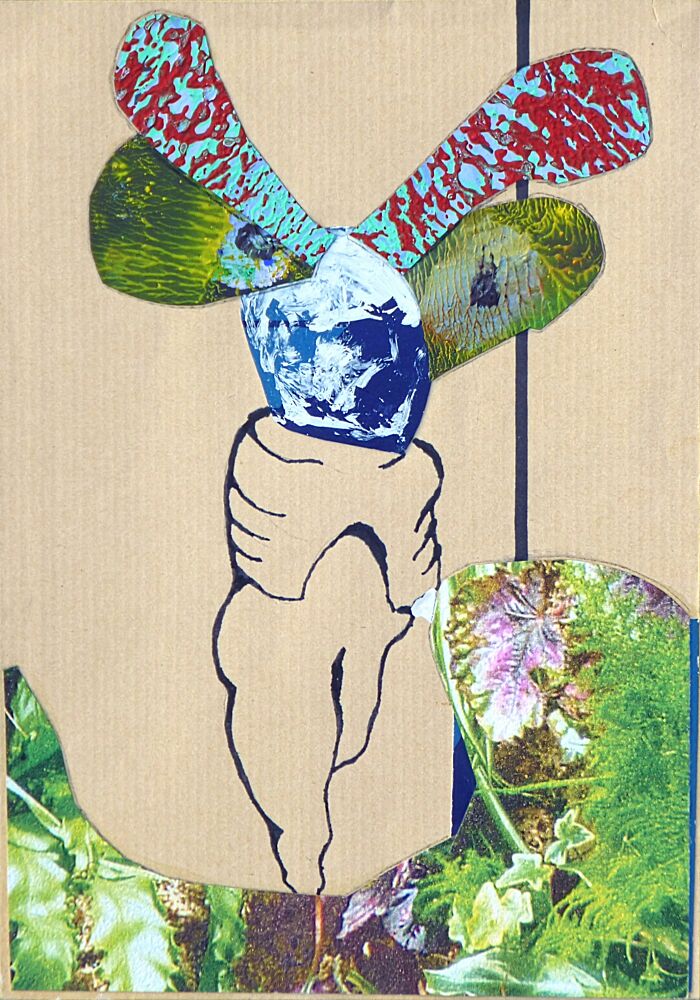 Organic Collage Creature art print by Pascal Marlin for $57.95 CAD