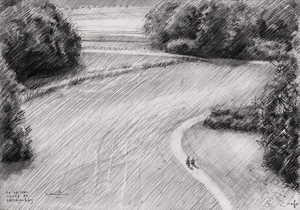 Peaceful Countryside Path art print by Corne Akkers for $57.95 CAD