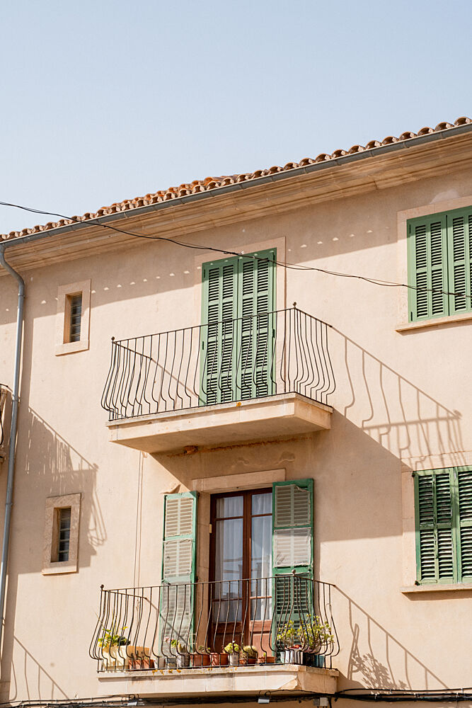 Sunny Mediterranean Balconies art print by Henrike Schenk for $57.95 CAD