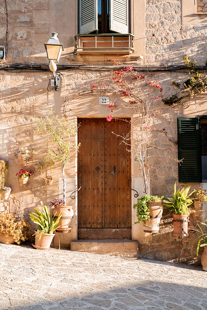 Sunny Mediterranean Doorway art print by Henrike Schenk for $57.95 CAD