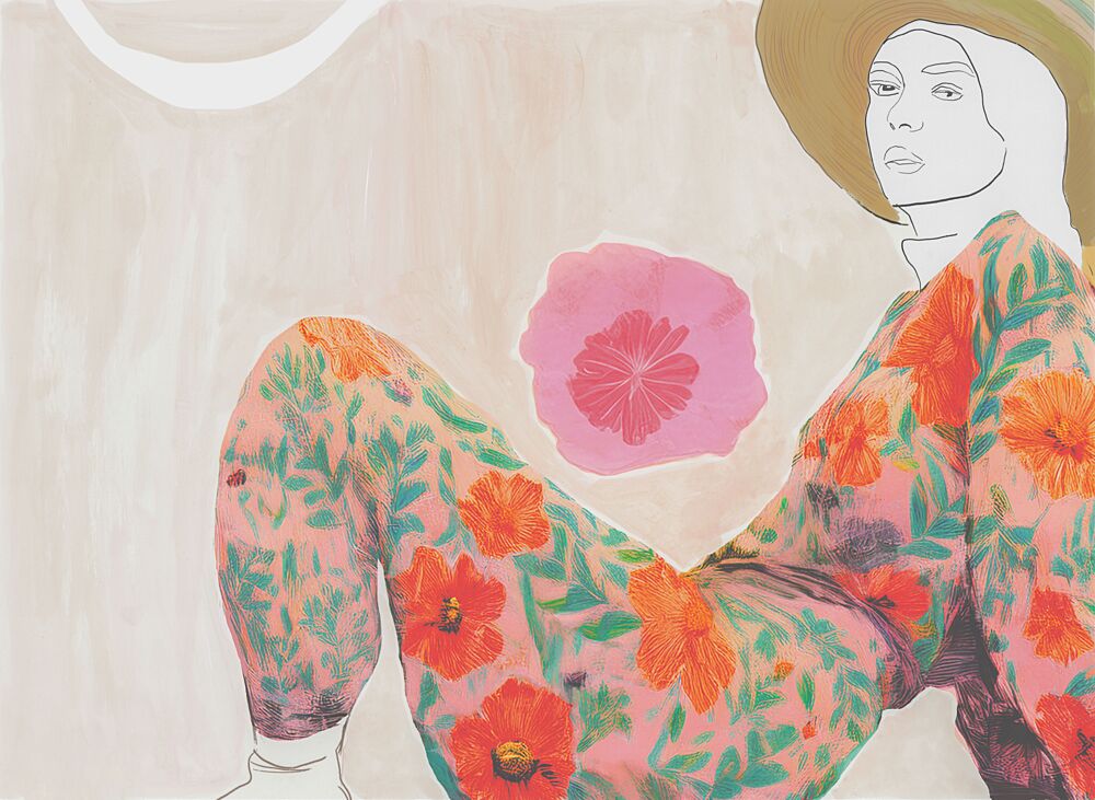 Bohemian Floral Style art print by Beate Tubach for $57.95 CAD