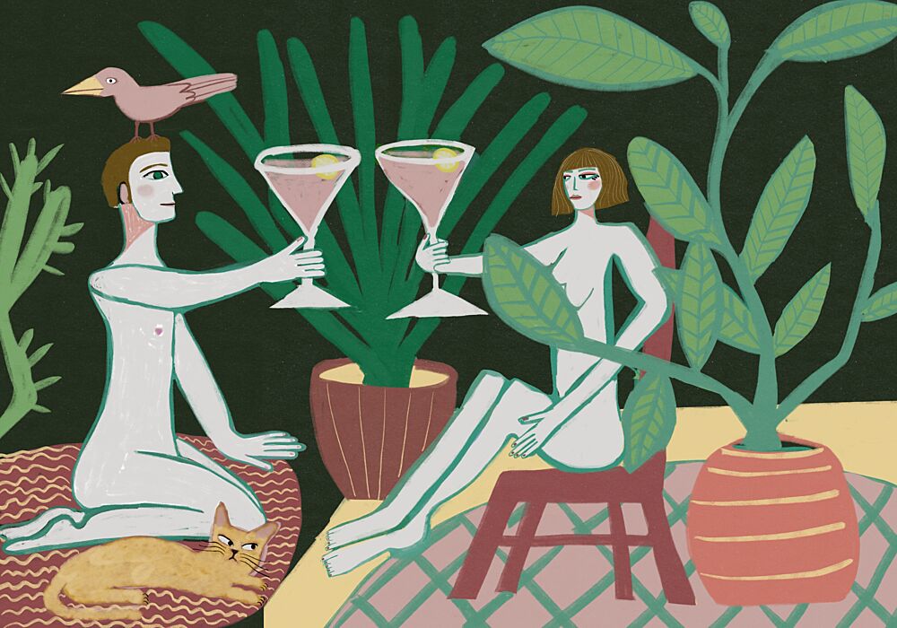 Summer Nude Cocktails art print by Sharyn Bursic for $57.95 CAD