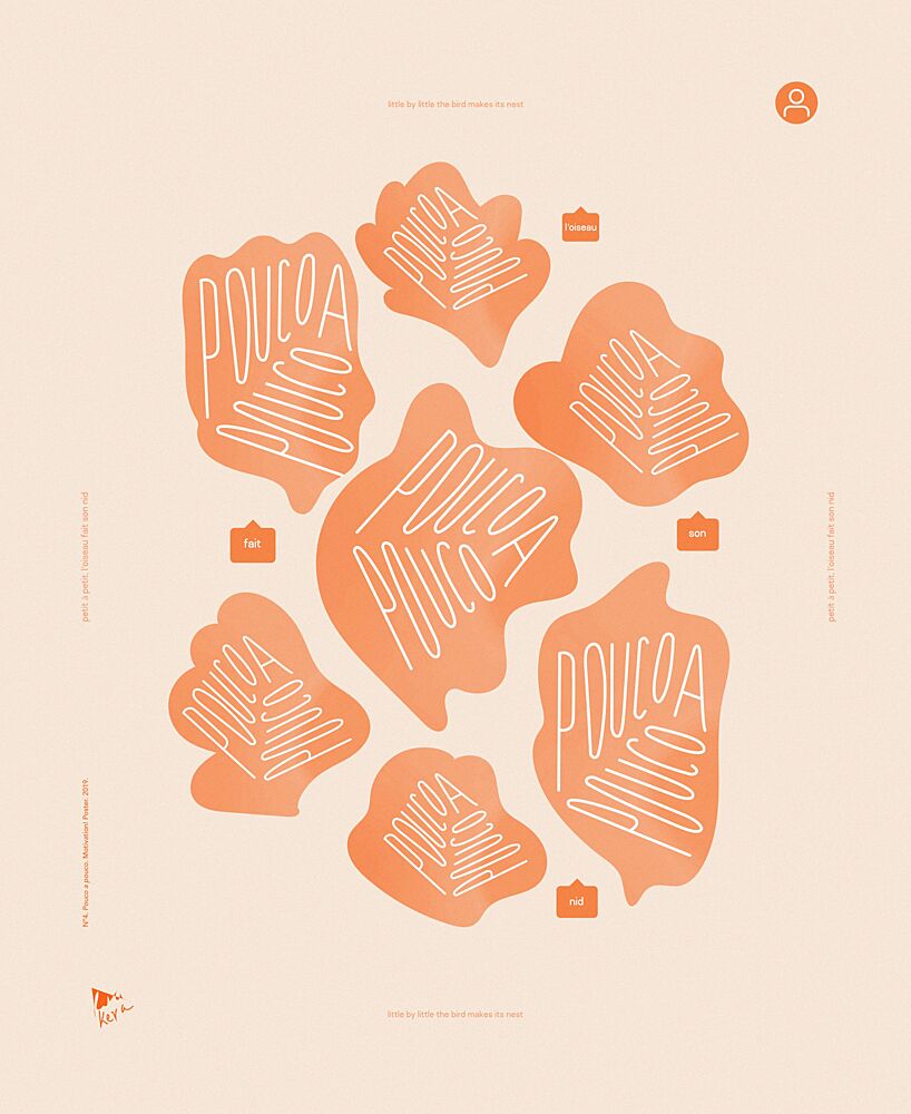 Pouco a Pouco Organic Shapes art print by Keva Epale for $57.95 CAD
