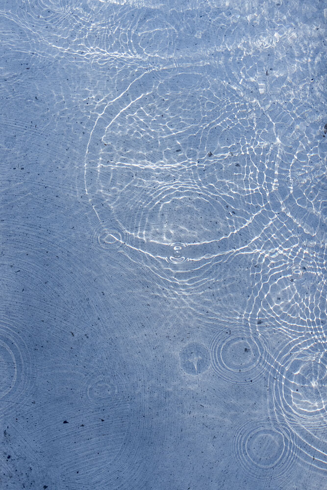 Calm Blue Water Ripples art print by Mareike Bohmer for $57.95 CAD