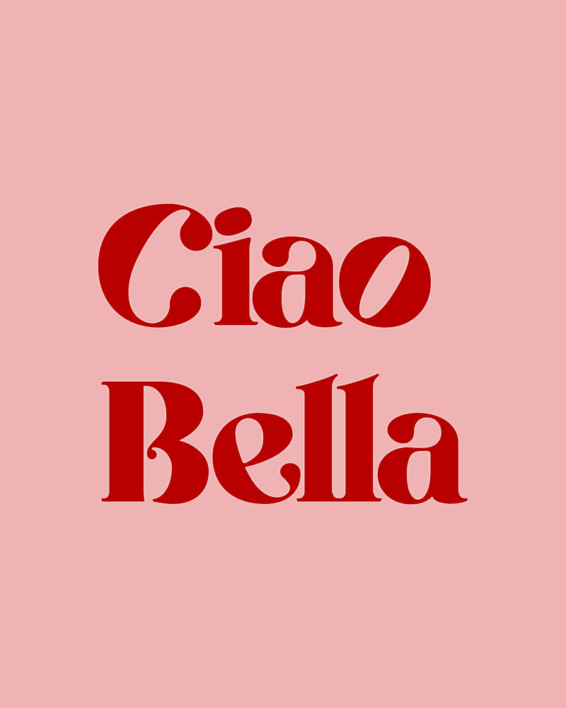 Ciao Bella Italian art print by Petra Lizde for $57.95 CAD