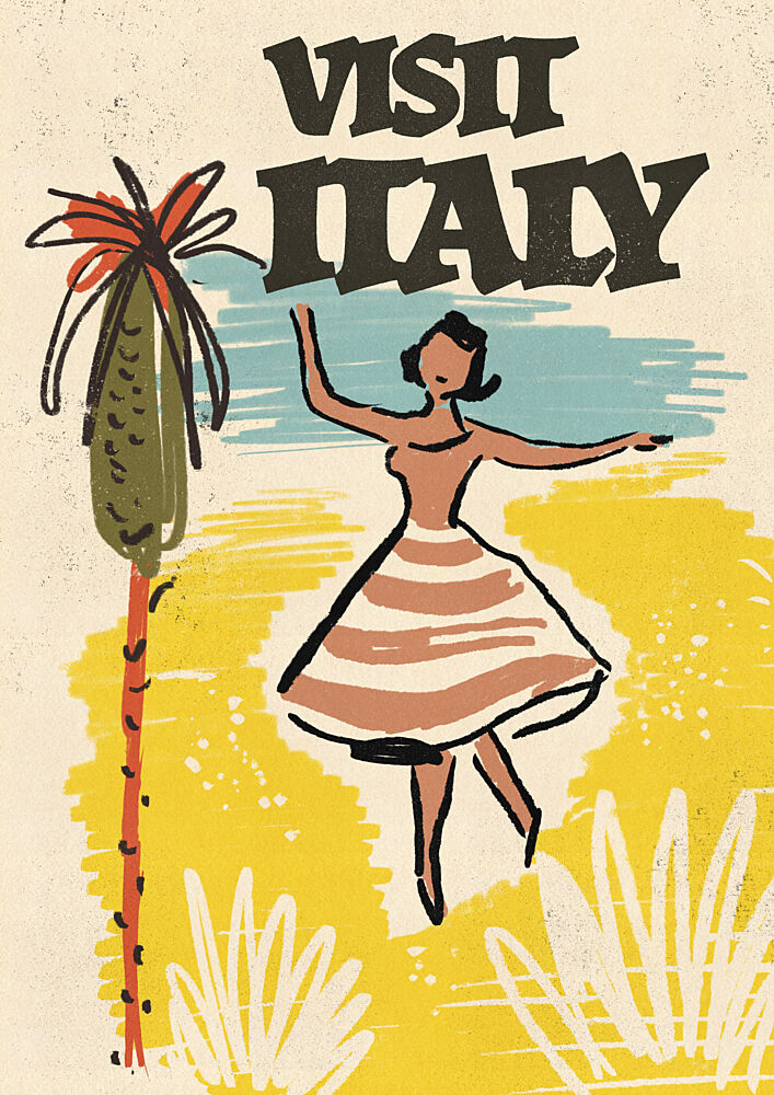 Joyful Italian Summer art print by Nicholas for $57.95 CAD