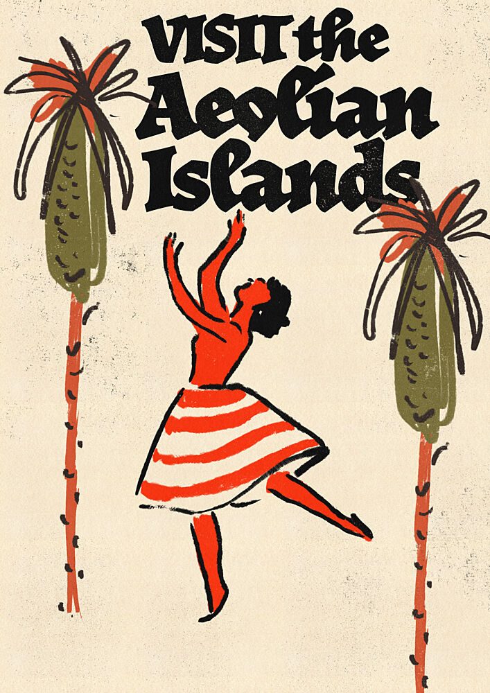 Vintage Aeolian Island Dance art print by Nicholas for $57.95 CAD