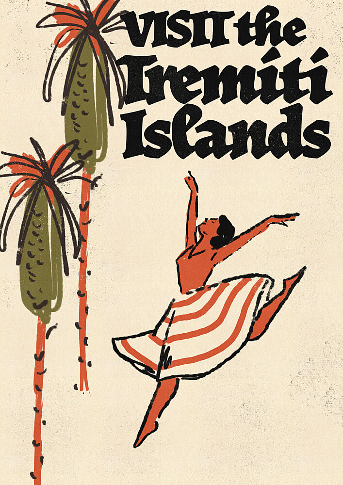 Vintage Island Dancer art print by Nicholas for $57.95 CAD