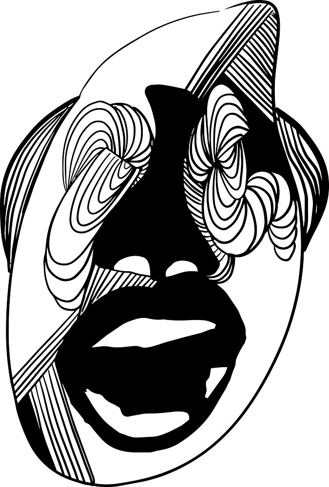 Intense Abstract Expression art print by Ebony Carter for $57.95 CAD