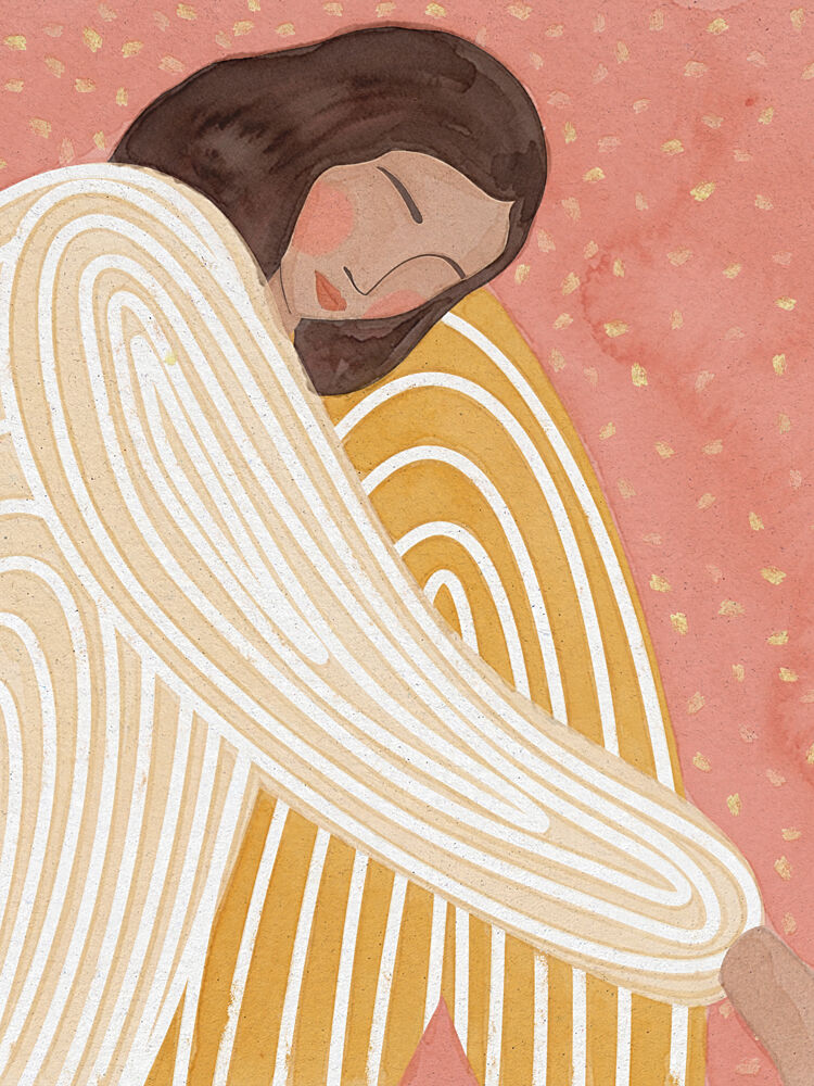 Cozy Embrace art print by Essa van Reis for $57.95 CAD