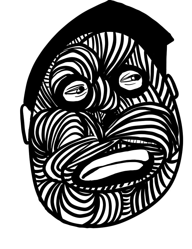 Bold Tribal Mask art print by Ebony Carter for $57.95 CAD