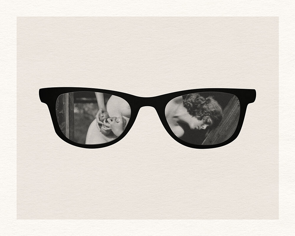 Intimate Eyeglass Reflections art print by Wild Violets for $57.95 CAD