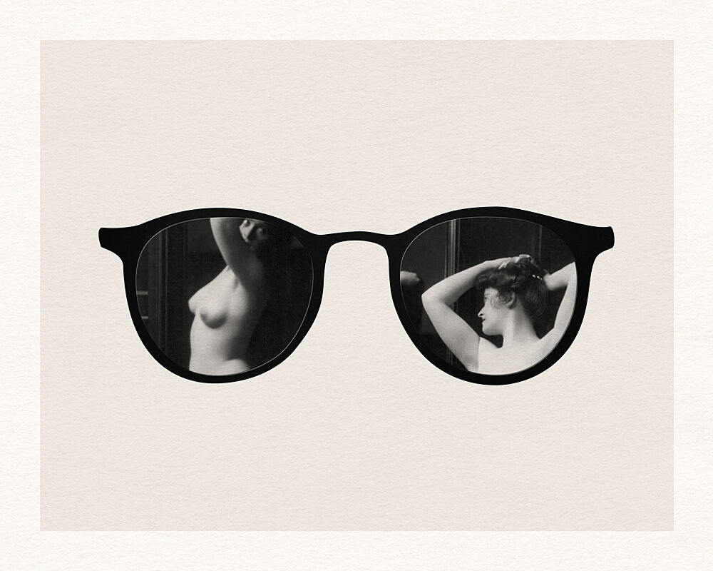 Vintage Woman Reflections art print by Wild Violets for $57.95 CAD